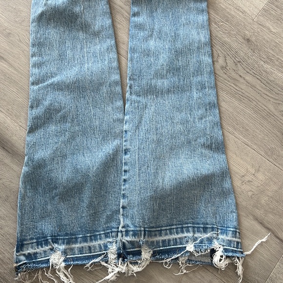 Blank NYC womens The Hoyt No Thanks High-Rise Mini Flare Jean, 25, Blue - Picture 6 of 9